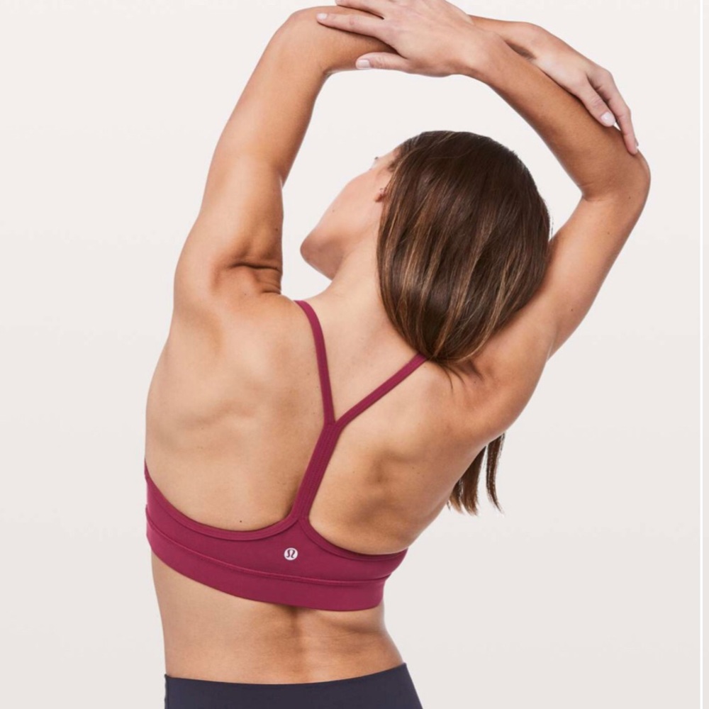 lululemon flow y bra nulu size 12